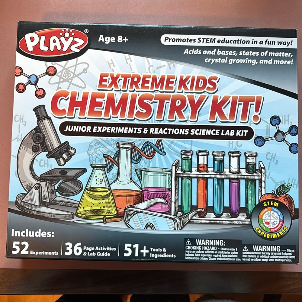 Playz Extreme Kids Chemistry Kit Age 8+